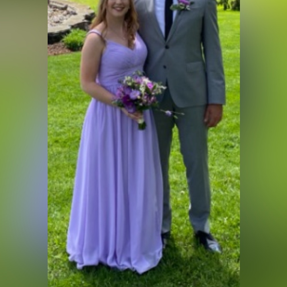 Azazie Lavender Maxi Dress